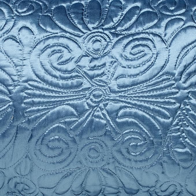 Touch of Class Portia Luxury Bedding | Rich Sapphire Blue | Premier Quilted - Image 5