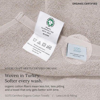 california design den organic cotton luxury bath towel showing dimensions