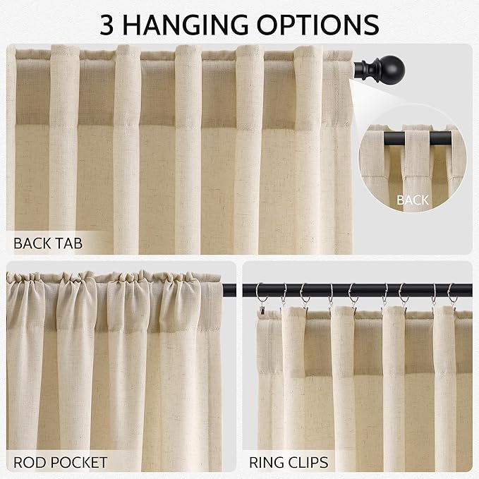 Extra Long Curtains 102 Inches Long - Image 2