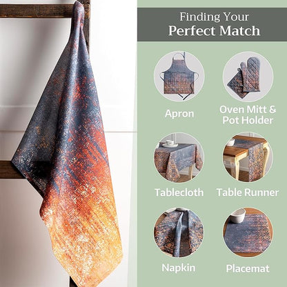 Maison d' Hermine Kitchen Towels Set of 3 100% Cotton 20" x 27.5" Reusable - Image 5