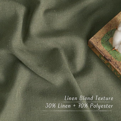 NICETOWN Linen Curtains 84 inch Long, Grommet Thick Linen Blend Window - Image 4