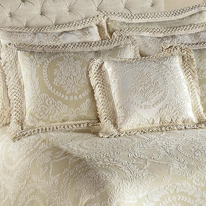 Timeless Vintage Style Bedding | Neutral Sage and Ecru | Textured Matelasse - Image 3