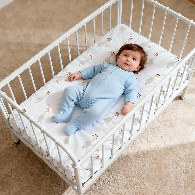 Bedside Sleeper Bassinet Fitted Sheets 20 x 33, 3 Pack Baby Delight Beside Me - Image 4