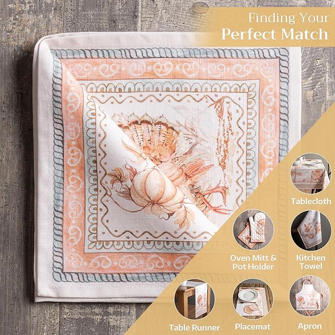Maison d' Hermine Cloth Napkins Set of 4 100% Cotton - Image 5