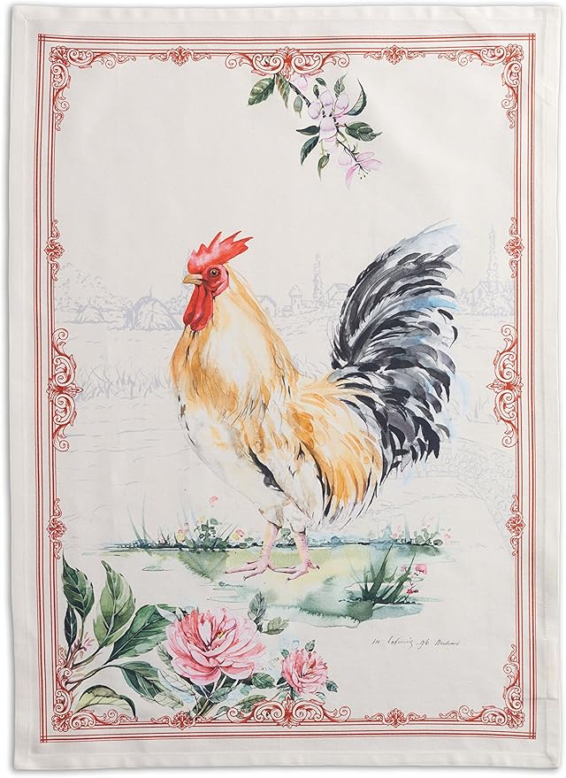 100% Cotton Kitchen Towel Campagne Maison d' Hermine Set of 2 Super Soft Highly by MaisondHermine