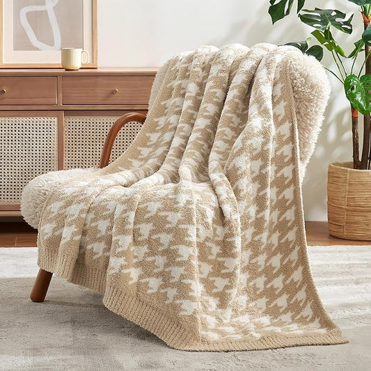 Snuggle Sac Throw Blanket for Couch, Reversible Super Soft Warm Blankets Cozy by SnuggleSac
