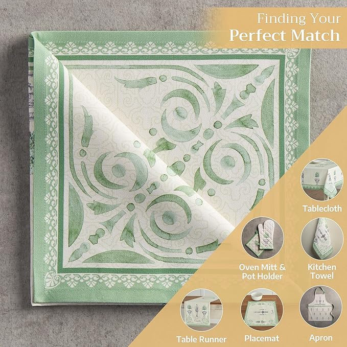 Maison d' Hermine Cloth Napkins Set of 4 100% Cotton Everyday Reusable Square - Image 5