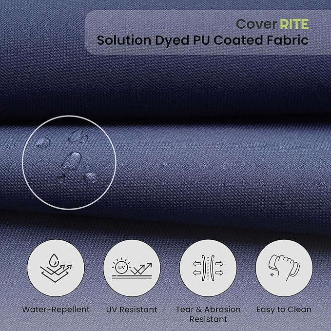 Covers & All CoverRite Rectangle High Back Chair Cushion, 600 Denier, Foam Seat - Image 4