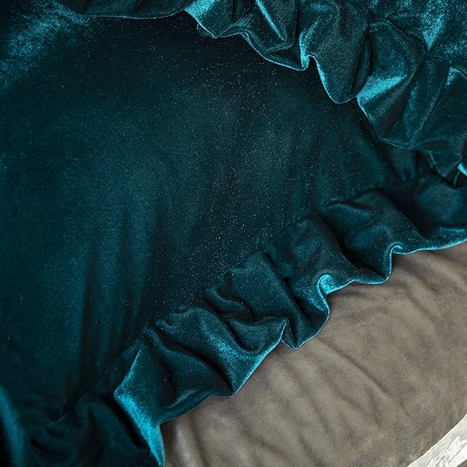 Velvet Throw Pillow Cover Soft Decorative Luxurious Solid Square Cushion Case - Image 5