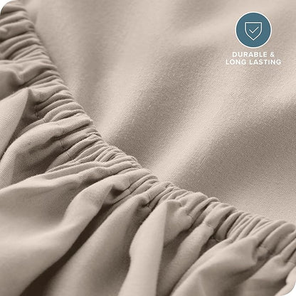 Bare Home Fitted Bottom Sheet Twin Size - Image 5