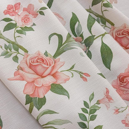 ENJOYBRIDAL Pink Floral 84 Inch Curtains - Image 4