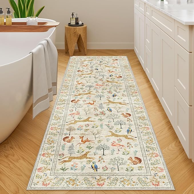 DUKINO 2x10 Rug for Hallway, Washable Kitchen Runner Rug - Image 8