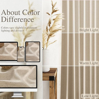 Nanspring Extra Long 120 Inch Curtains - Image 3