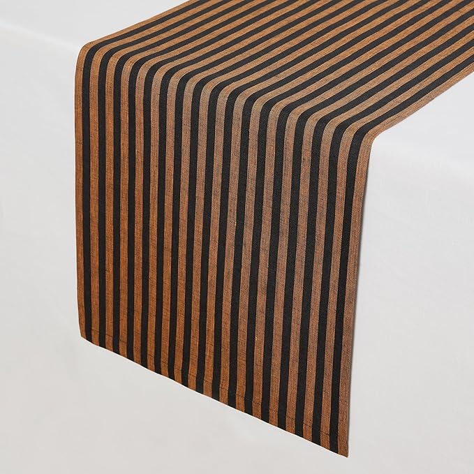 Solino Home Striped Table Runner 132 Inches Long - Image 2