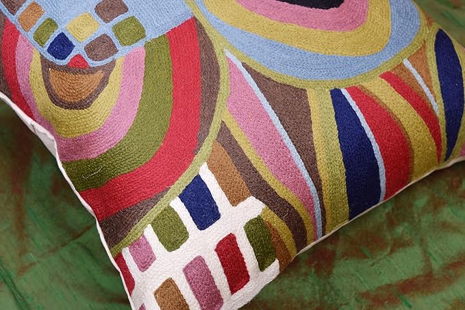Hundertwasser Modern Pillow Cover Contemporary Pillowcase Outdoor Abstract - Image 6