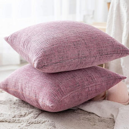 Home Brilliant Pink Throw Pillow Covers Super Soft Decorative Pillow Cases - Image 7