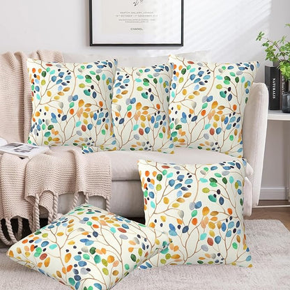 Throw Pillow Cover Case Abstract Floral - Image 6