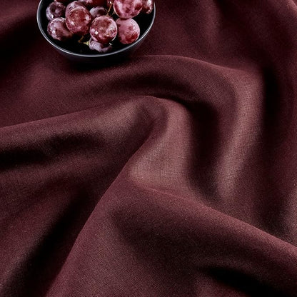 Solino Home Linen Burgundy Table Runner 108 Inches Long - Image 9