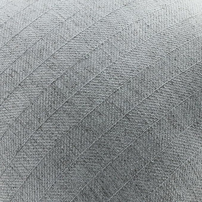24x24 Linen Pillow Covers Steel Blue Pack of 2 Farmhouse Boho Neutral Accents - Image 2