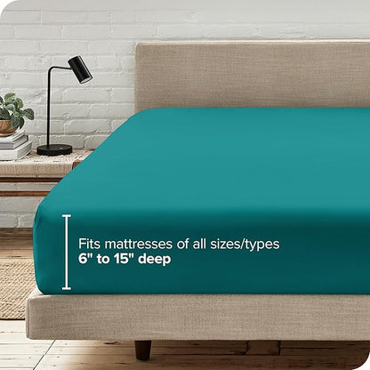 Bare Home Fitted Bottom Sheet King Size - Image 6