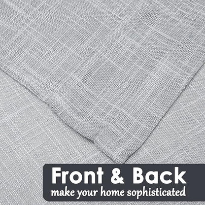 Beda Home Tassel Linen Textured Swag Valances - Image 4