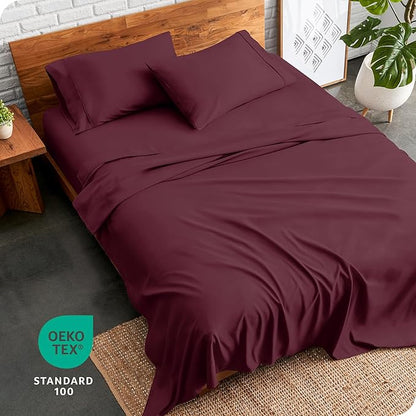 Bare Home Ultra-Soft Split Head Flex King Sheet Set - Image 8