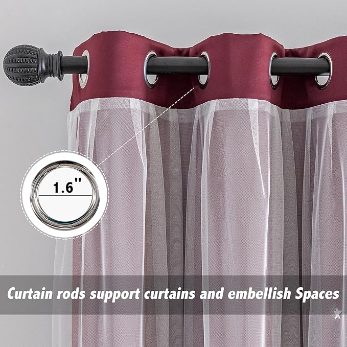 indistar Star Cutout Kids Window Blackout Curtains - Image 4
