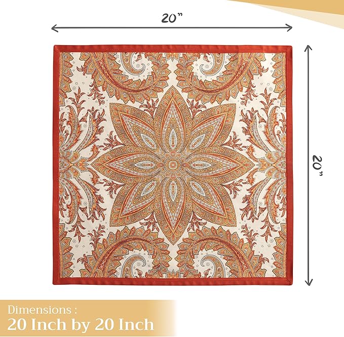 Maison d' Hermine Cloth Napkins Set of 4 100% Cotton Everyday Reusable Square - Image 6