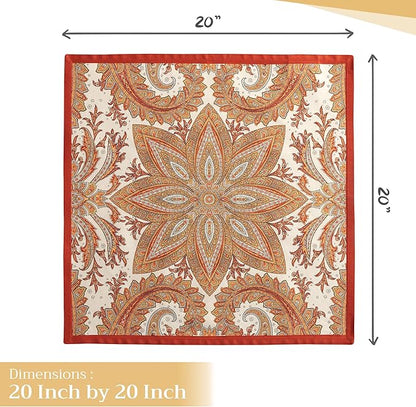 Maison d' Hermine Cloth Napkins Set of 4 100% Cotton Everyday Reusable Square - Image 6