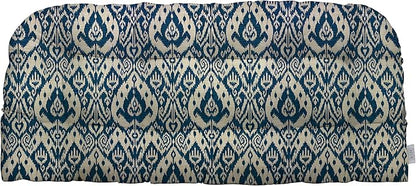 RSH DECOR: Tufted Wicker Loveseat Cushion | 41” x 19" | All-Weather Spun Fabric by RSHDECOR