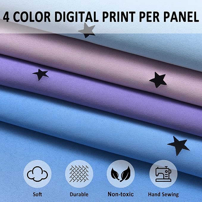 Kinryb Christmas Rainbow Curtains - Image 9