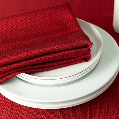 Benson Mills Cameron Textured Fabric Cloth Napkins, - Image 5