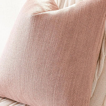 Foindtower Set of 2 Decorative Textured Burlap Linen Throw Pillow Covers - Image 3