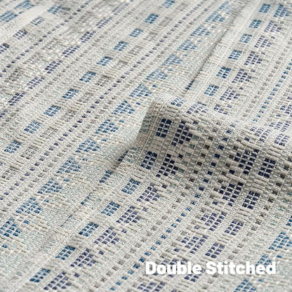 FUTEI Blue Grey Decorative Throw Pillow Covers 12x20 Inch Set of 2, Soft Cozy - Image 4