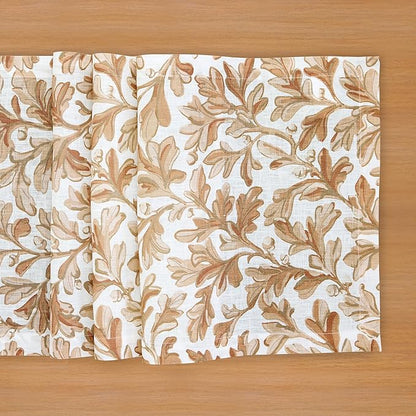 Solino Home 100% Pure Linen Fall Table Runner 108 Inches Long - Image 8