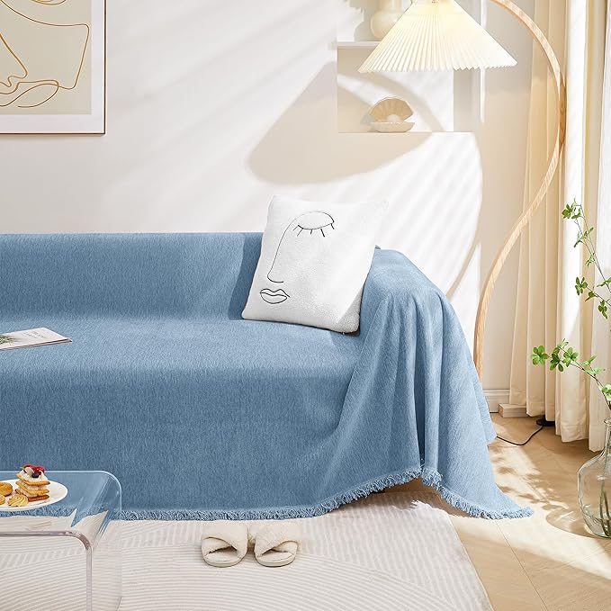 MEETSKY Washable Chenille Sofa Cover Couch Cover - Image 2
