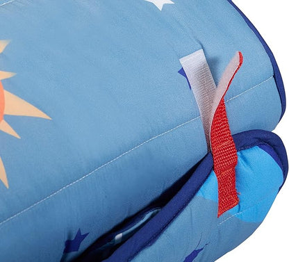 EVERYDAY KIDS Nap Mat w/Removable Pillow -Outer Space Adventures- Carry Handle - Image 5