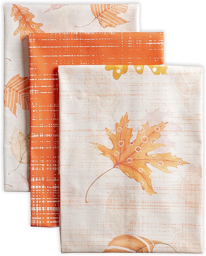 Maison d' Hermine Kitchen Towels Set of 3 100% Cotton 20" x 27.5" Reusable by MaisondHermine