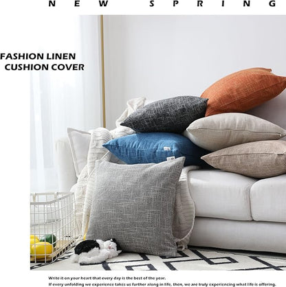 Kevin Textile Decorative Linen Throw Pillow Covers Cushion Case New 2 Tone Star - Image 7