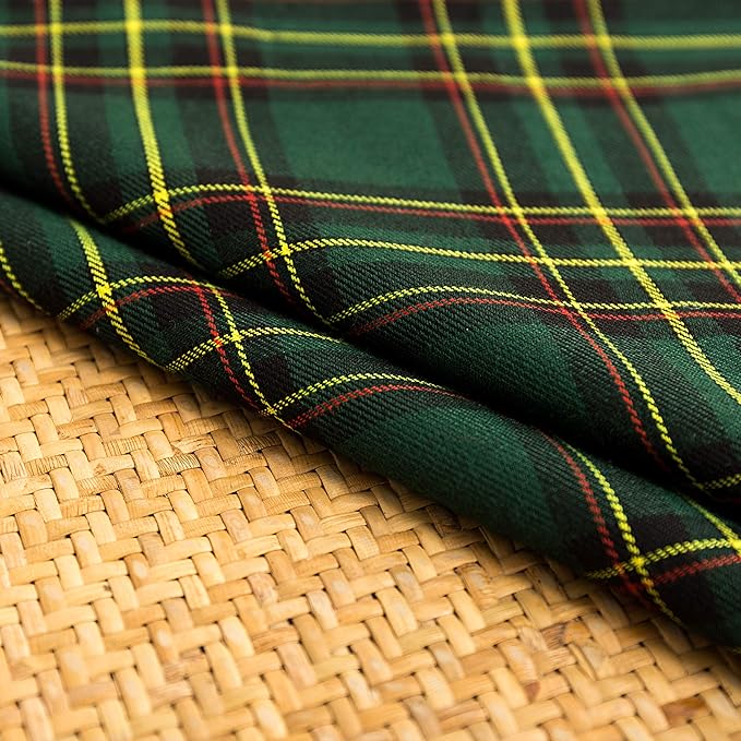 AQOTHES Pack of 2 Christmas Plaid Decorative Throw Pillow Covers Scottish - Image 8