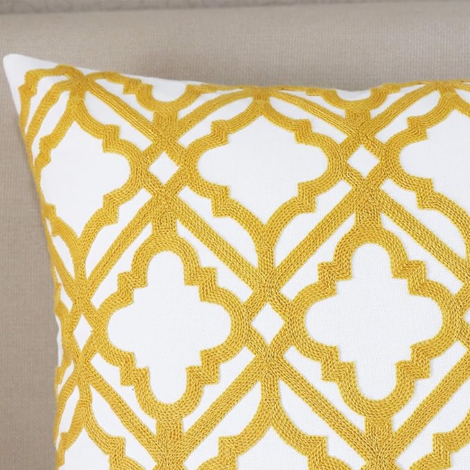 Slow Cow Embroidery Decorative Throw Pillow Cover - Image 2