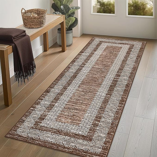 GarveeHome Washable Runner Rug 2x6 Modern Hallway Rug Non Slip Entryway Runner by GarveeHome