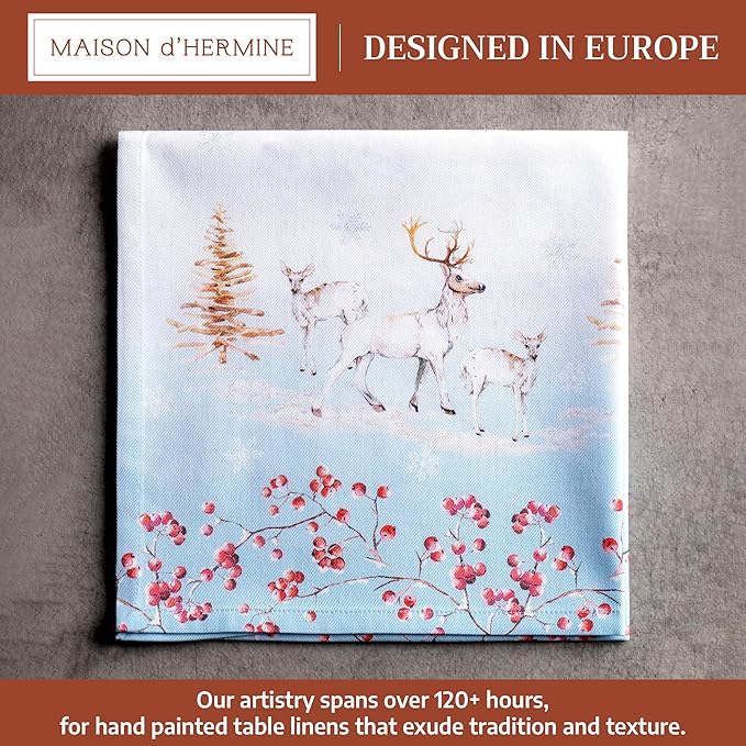 Maison d' Hermine Cloth Napkins Set of 4 100% Cotton - Image 2