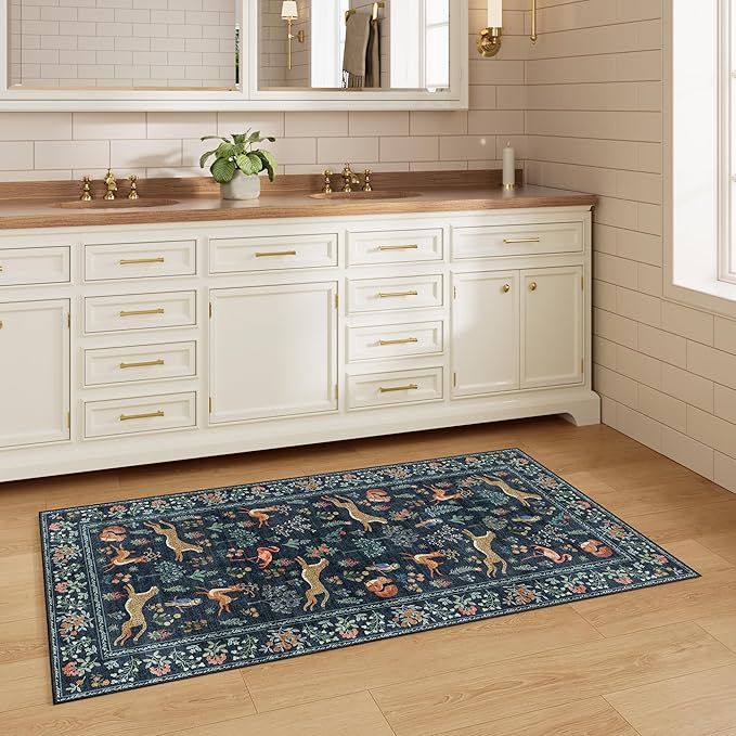 DUKINO 2x4 Rug for Hallway, Washable Kitchen Runner Rug - Image 4