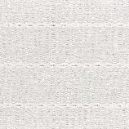 ZeeMart Farmhouse Braided Striped Table Runner, Rustic Ivory Table Runners 90 - Image 6