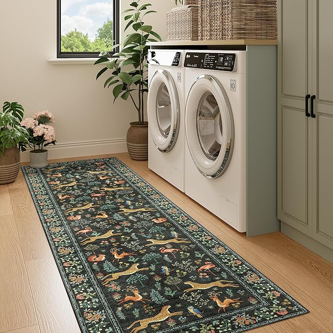 DUKINO Runner Rug, 2x7 Washable Kitchen Rugs - Image 5