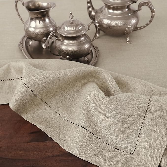 Solino Home Linen Natural Table Runner 108 Inches Long - Image 9