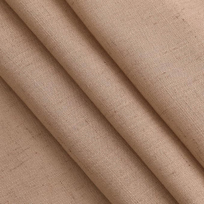 Extra Long Peach Linen Curtains 120 Inch - Image 4