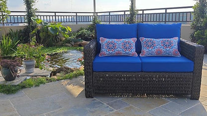 JMGBird Outdoor Lumbar Pillows Pack of 2 Outdoor Decorative Pillows - Image 5