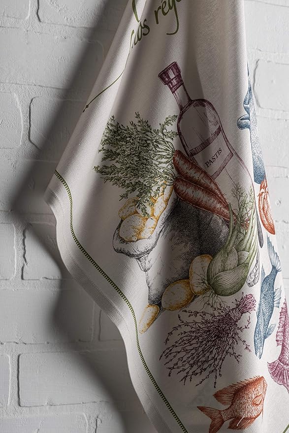 Maison d' Hermine Kitchen Towels Set of 3 100% Cotton 27.50" x 20" Reusable - Image 7